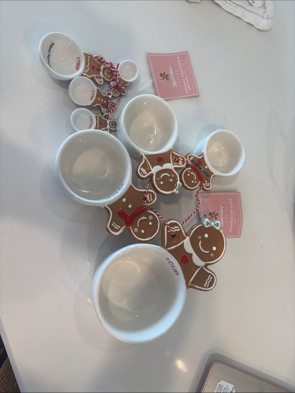 Gingerbread Measuring Cups - Festive Cookie Set